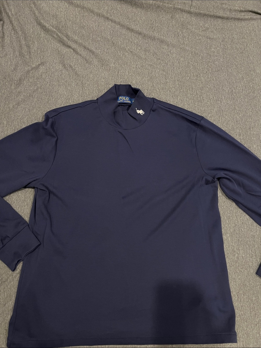 Polo by Ralph Lauren Navy Long-Sleeve turtle Neck Top